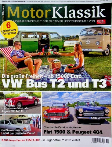 Deckblatt Motor Klassik (10/2018)